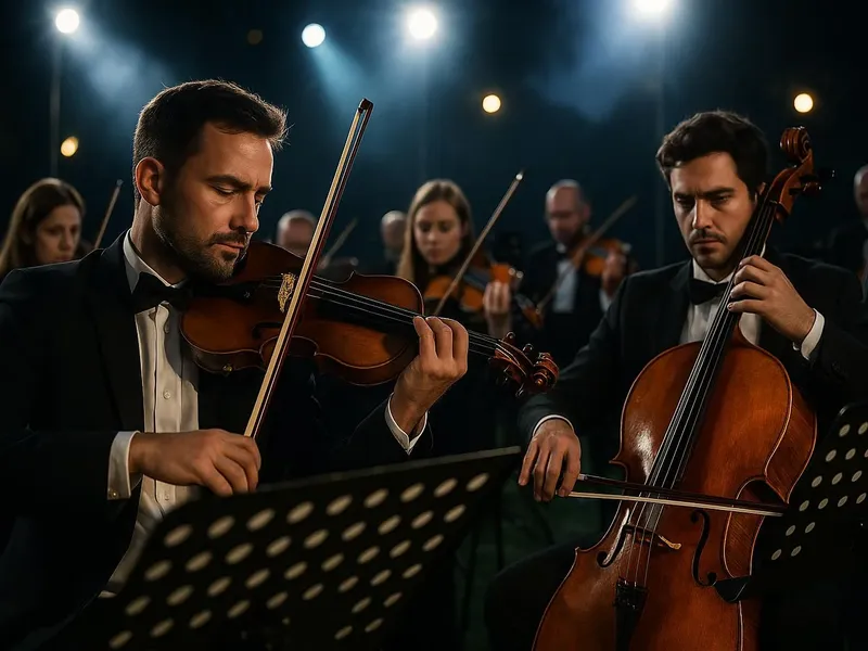 Philharmonisches Orchester Outdoor-Konzert